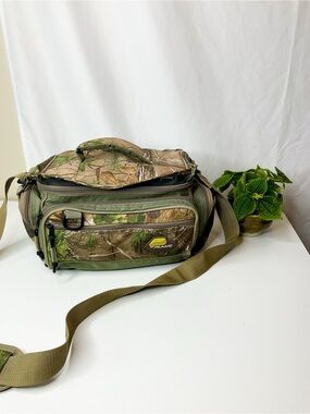 Vintage Green Camo Shoulder Crossbody Utility Bag For Travel